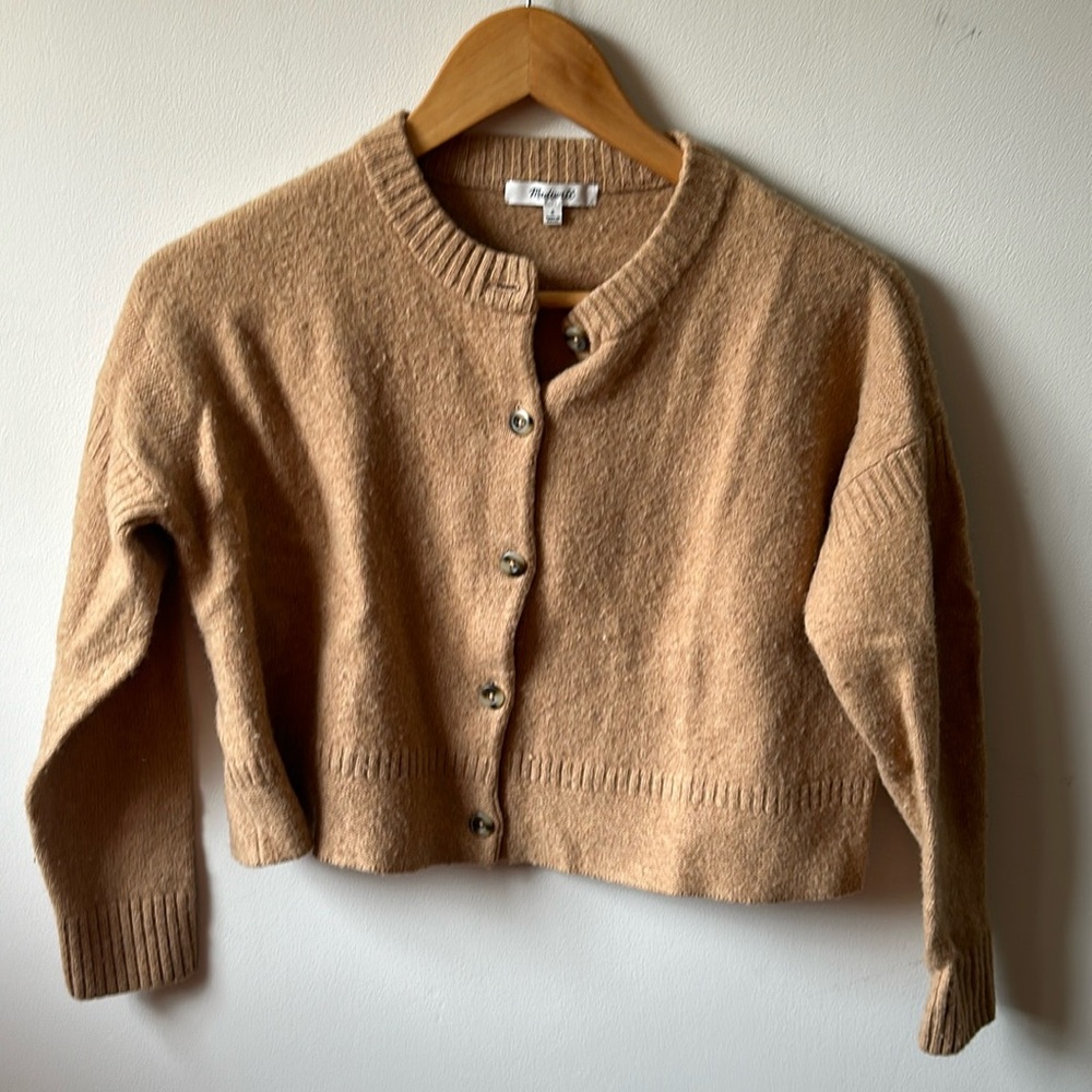 Madewell - wool/cotton blend cardigan